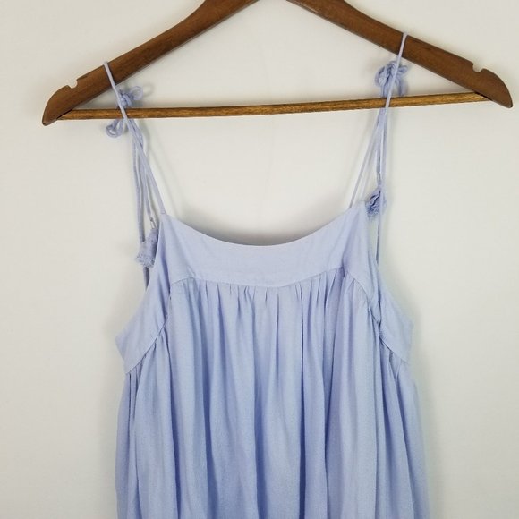 Morgan Carper Cornflower Ruffled Hem Midi Dress - Picture 8 of 11